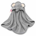 Serviette de bain douce avec cape pour bébé