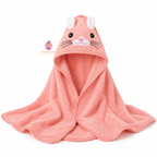 Serviette de bain douce avec cape pour bébé