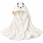 Serviette de bain douce avec cape pour bébé