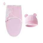 Couverture d'emmaillotage avec bonnet - Mum&Choupinou