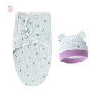 Couverture d'emmaillotage avec bonnet - Mum&Choupinou