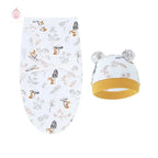 Couverture d'emmaillotage avec bonnet - Mum&Choupinou