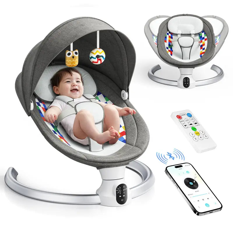 Balançoire électrique pour bébé.