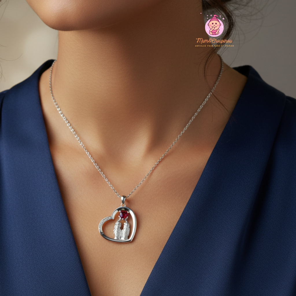 Chaine avec pendentif coeur -  Union Précieuse 