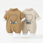 Combinaison doublée bébé ours