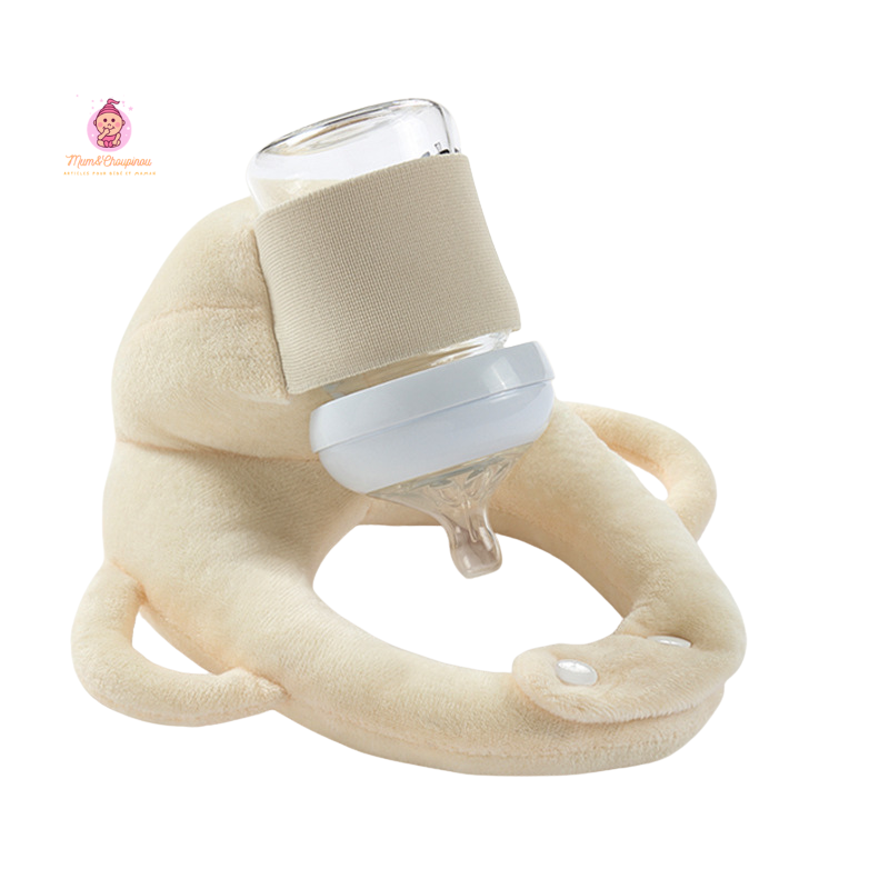 Coussin porte-biberon mains libres 