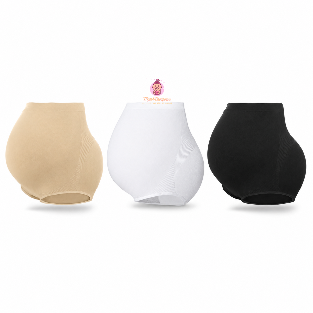 Culotte maternité taille haute sans couture