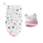 Couverture d'emmaillotage avec bonnet - Mum&Choupinou