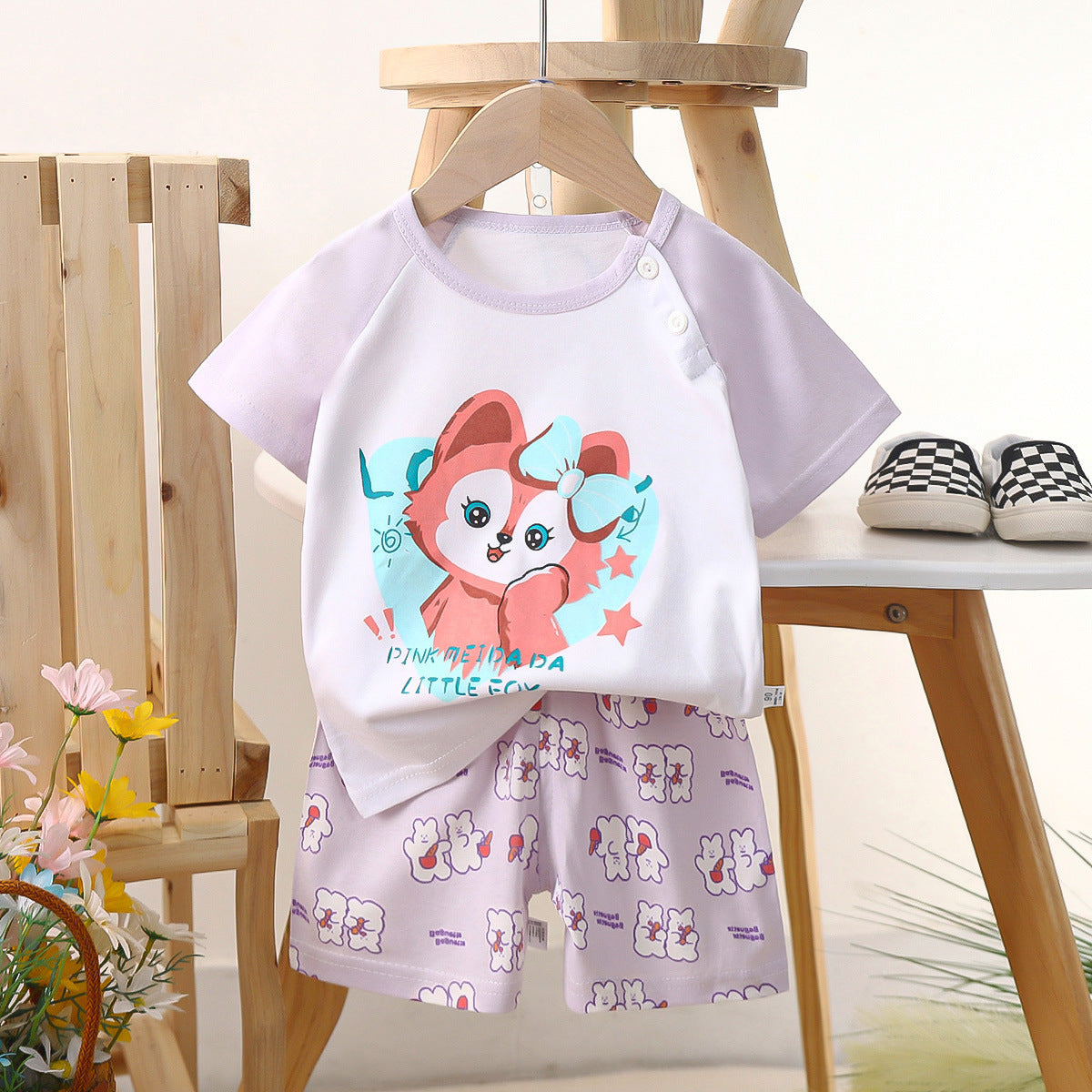 Ensemble enfant short et t-shirt d'été