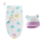 Couverture d'emmaillotage avec bonnet - Mum&Choupinou
