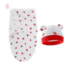 Couverture d'emmaillotage avec bonnet - Mum&Choupinou