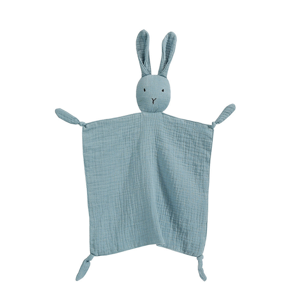 Doudou avec serviette en gaze