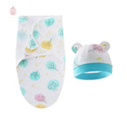 Couverture d'emmaillotage avec bonnet - Mum&Choupinou