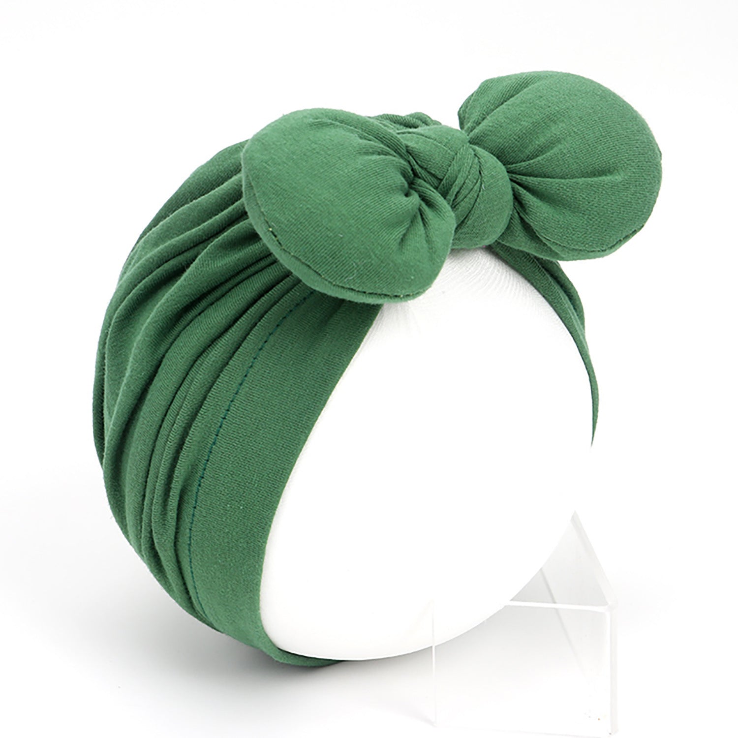 Bonnet-turban à nœud papillon pour fille
