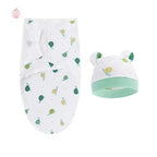 Couverture d'emmaillotage avec bonnet - Mum&Choupinou