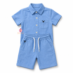 Ensemble garçon été chemise et short