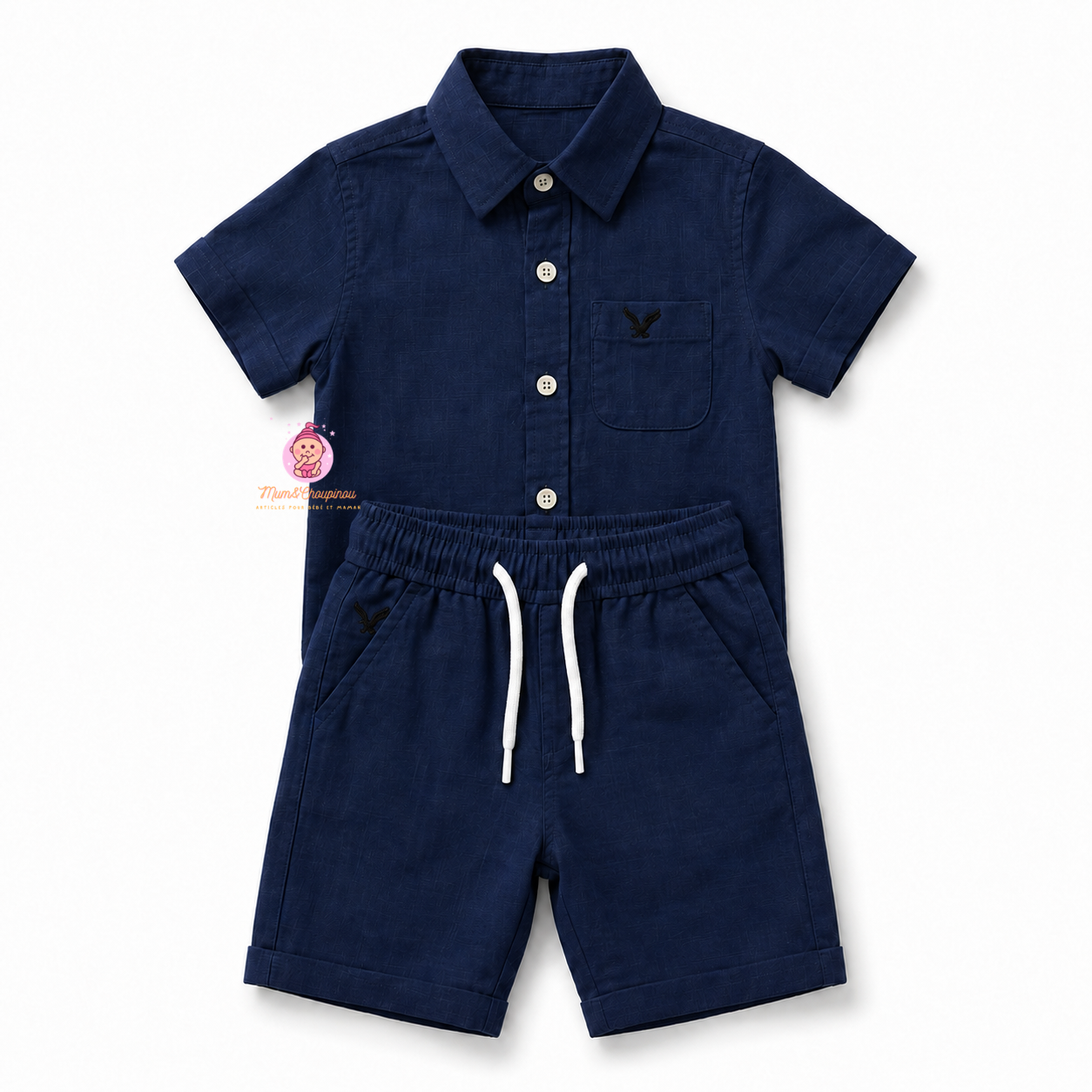 Ensemble garçon été chemise et short