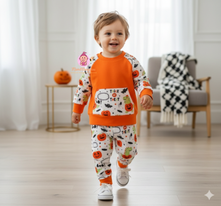 Ensemble sweat jogging bébé Halloween 