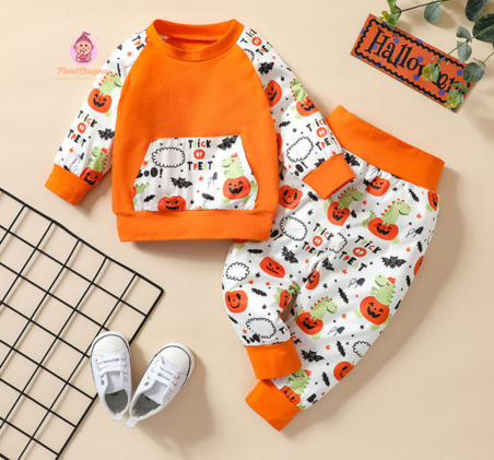 Ensemble sweat jogging bébé Halloween 