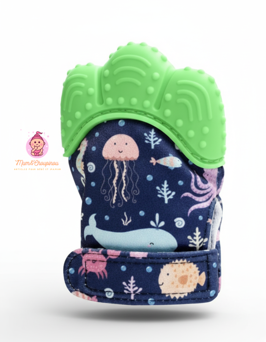 Moufle de dentition - Fonds marins 