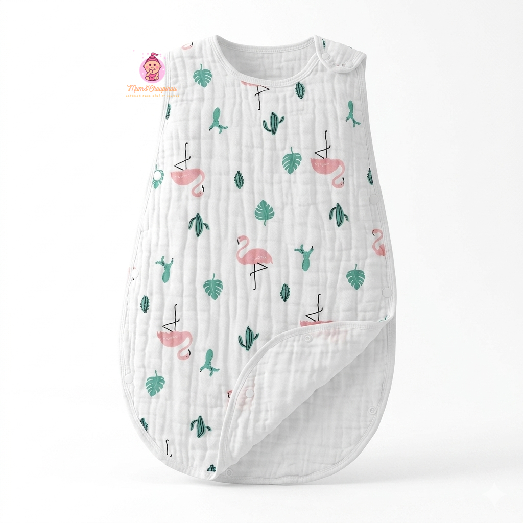 Gigoteuse bébé été mousseline coton 6 couches