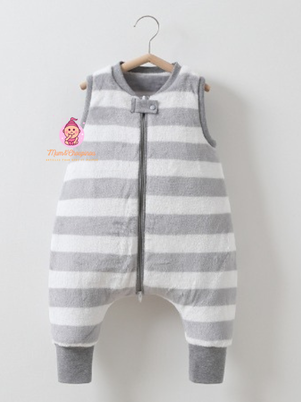 Gigoteuse à pieds d'hiver sans manches