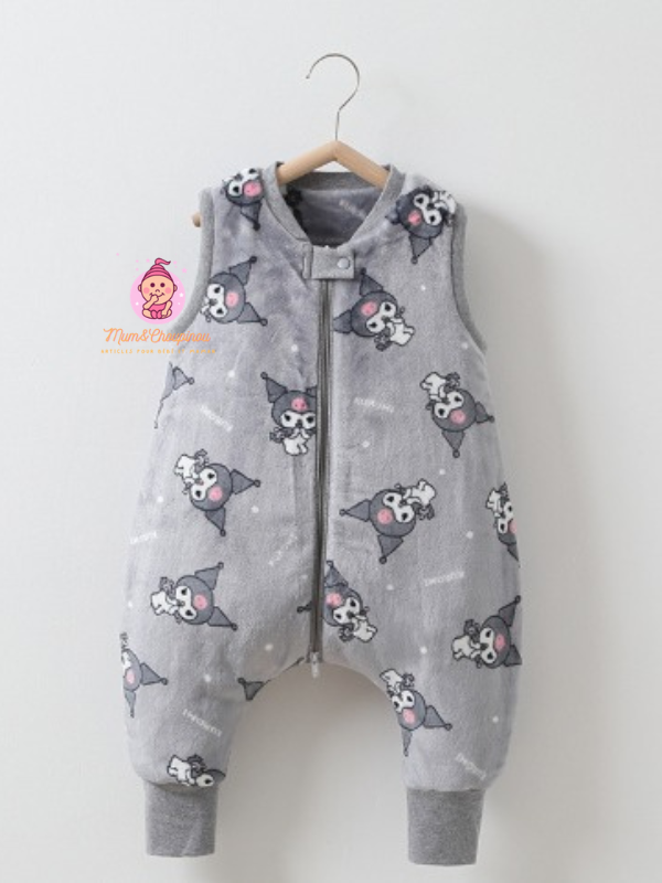 Gigoteuse à pieds d'hiver sans manches