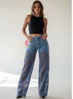 Jean palazzo taille haute