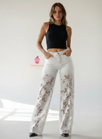 Jean palazzo taille haute