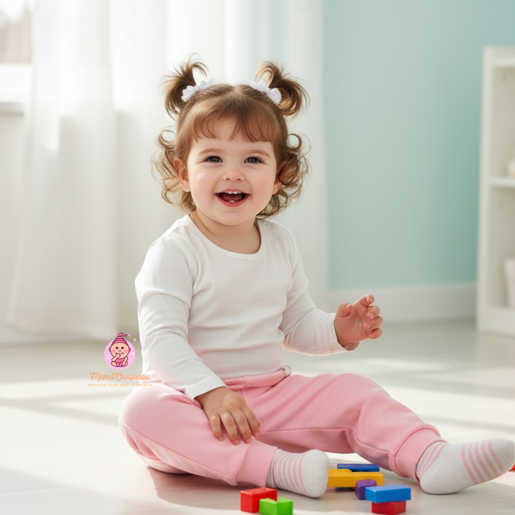 Pantalon jogging enfant en coton