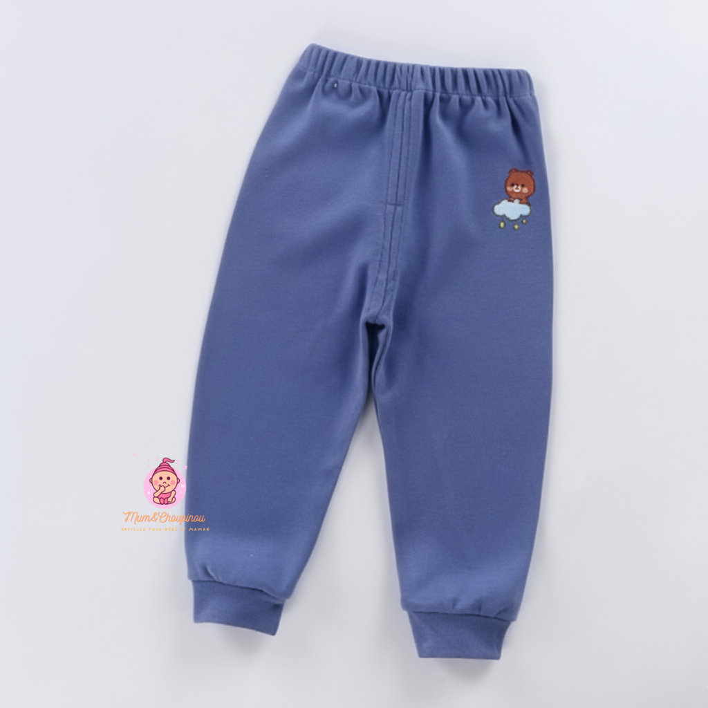 Pantalon jogging enfant en coton