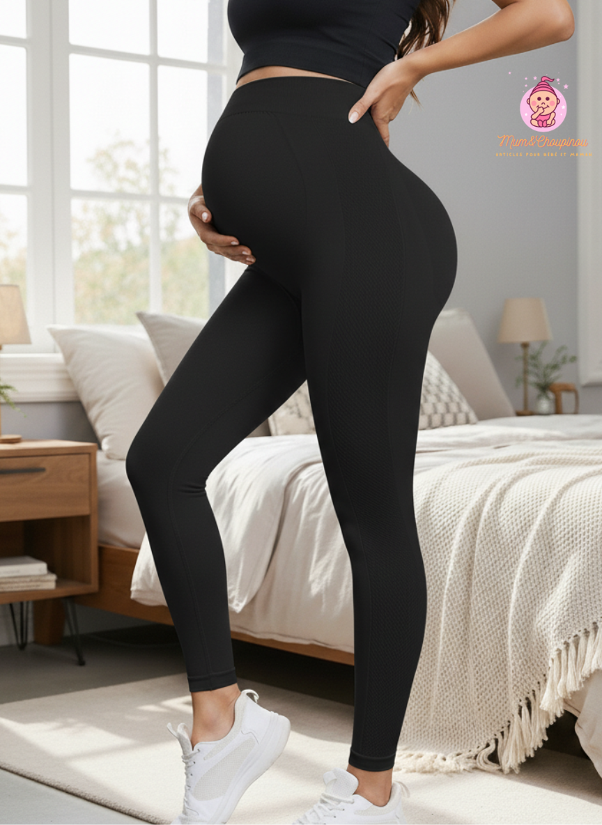 Legging de maternité sans couture 