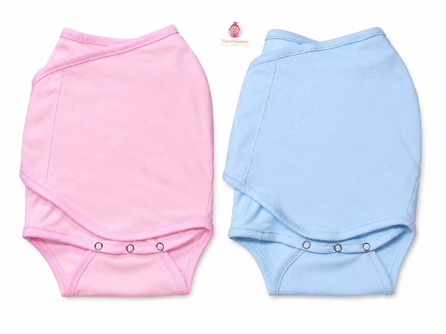 Lot de 2 gigoteuses bébé prématuré été en coton fin