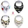 Lot de 4 bavoirs bandana pour bébé