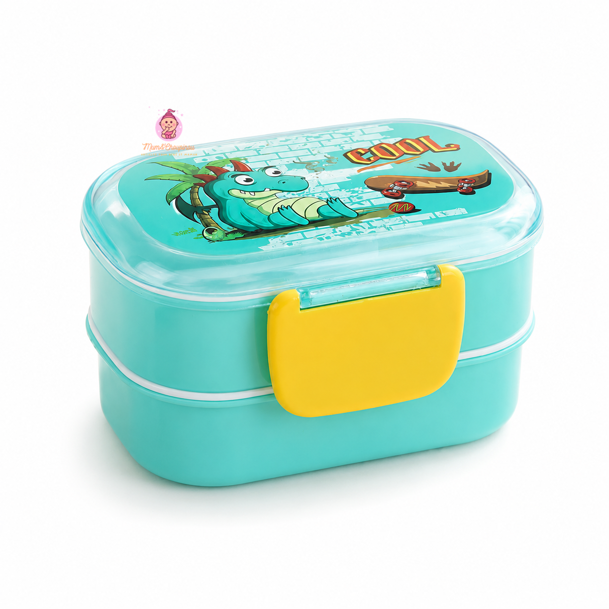 Lunch box enfant double compartiment pour école