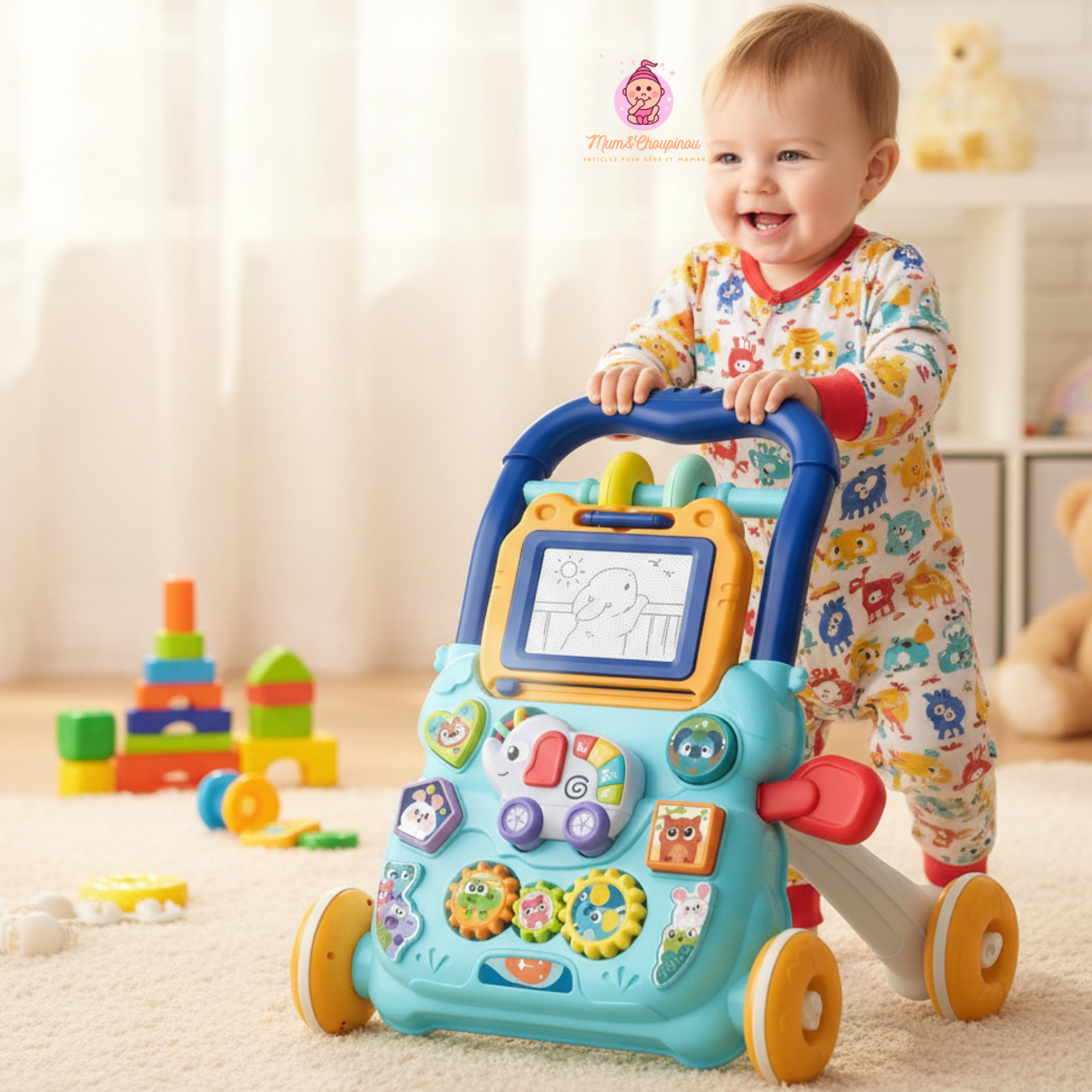 Marcheur bébé multifonctionnel
