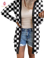 Cardigan à motif damier - Mum&Choupinou