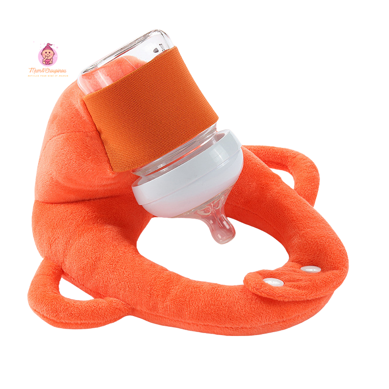 Coussin porte-biberon mains libres 