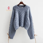 Pull en maille torsadée pour femme - Câlin bohème - Mum&Choupinou