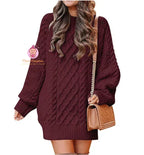 Pull robe en tricot torsadé - Mum&Choupinou
