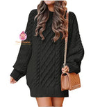 Pull robe en tricot torsadé - Mum&Choupinou