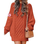 Pull robe en tricot torsadé - Mum&Choupinou