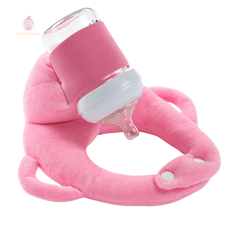Coussin porte-biberon mains libres 