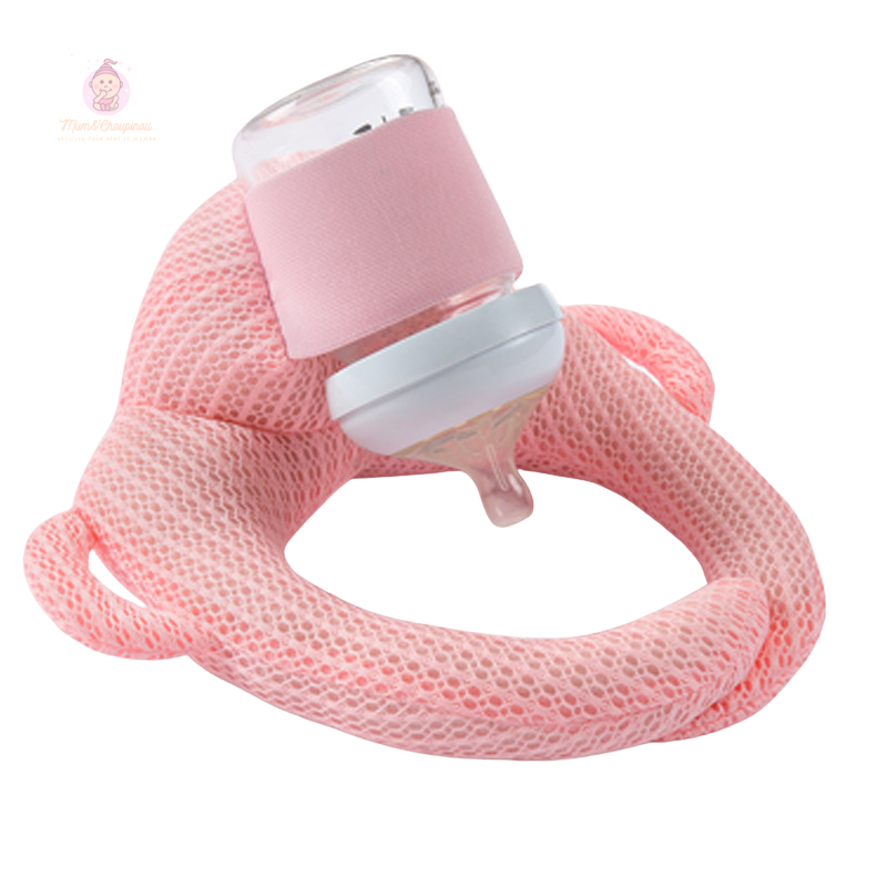 Coussin porte-biberon mains libres 