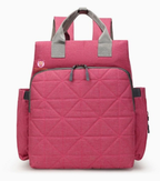 Sac à langer à dos design géométrique