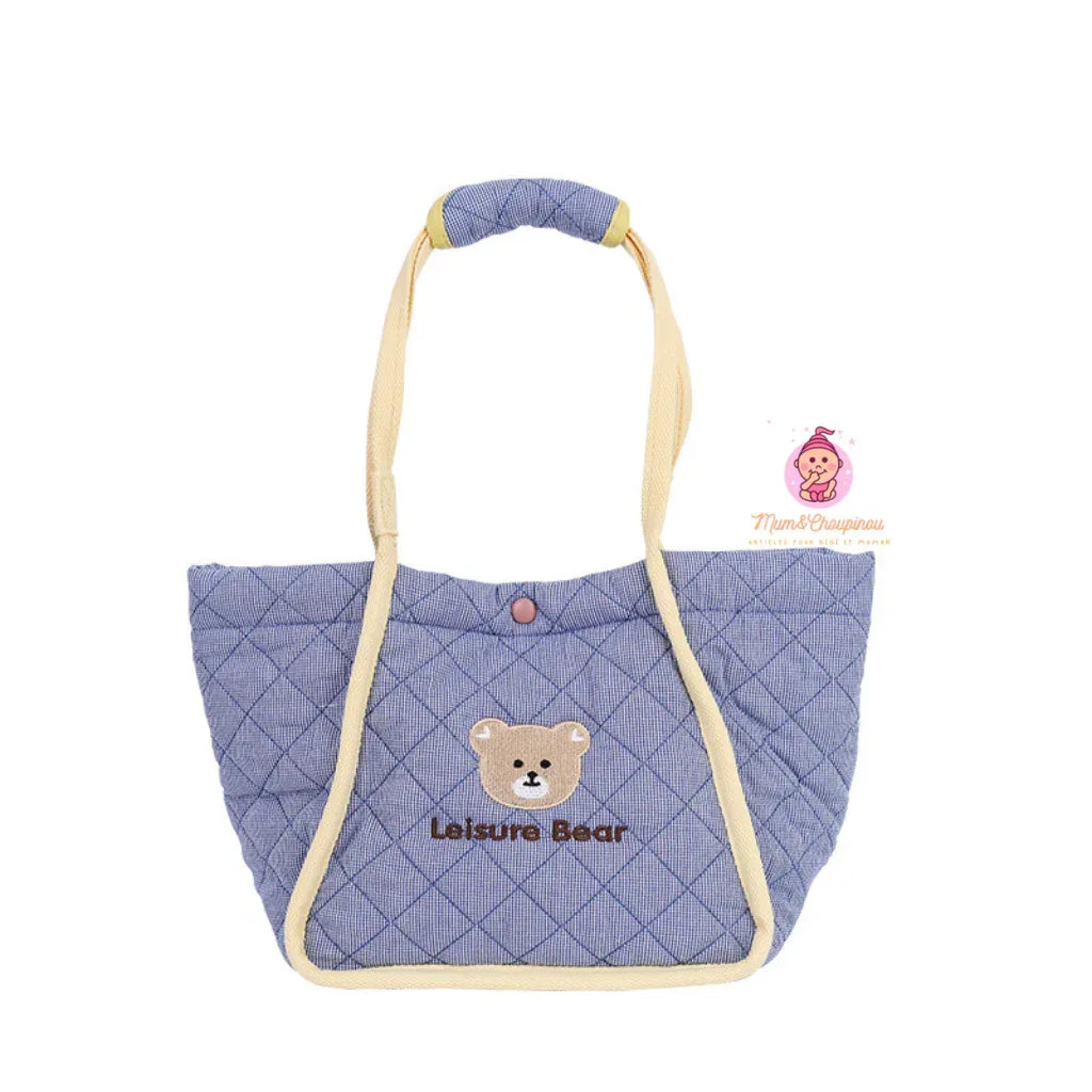 Sac matelassé "Leisure Bear" - Mum&Choupinou