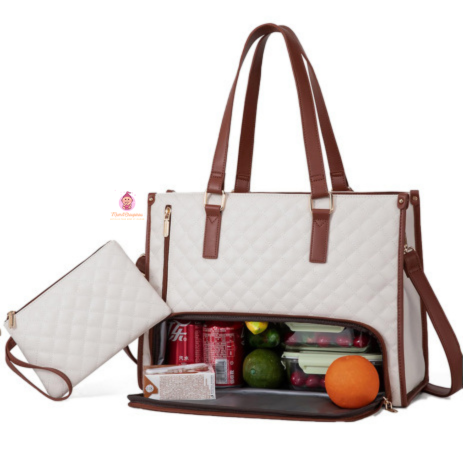 Sac femme polyvalent avec compartiment lunch box
