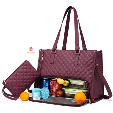 Sac femme polyvalent avec compartiment lunch box