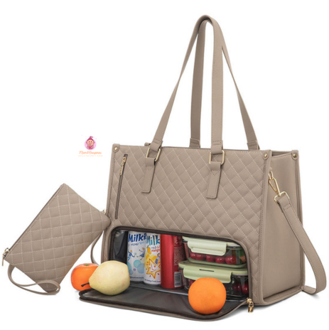 Sac femme polyvalent avec compartiment lunch box