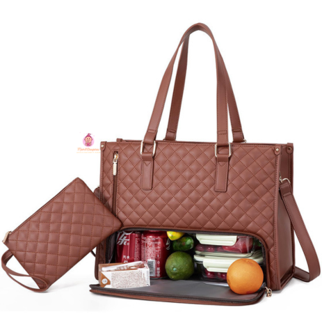 Sac femme polyvalent avec compartiment lunch box